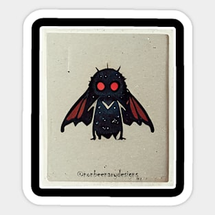 Vintage Mothman Sticker